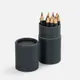 Набор цветных карандашей Pencilvania Tube Plus: 12 карандашей, точилка, ластик, черный - фото № 2