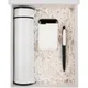 Набор VitalTrio: смарт-бутылка, внешний аккумулятор  5000 mAh, ручка шариковая, белый - фото № 2