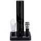 Набор винный Circle Joy Electric Wine Bottle Opener: электрический штопор, две вакуумные пробки, резак для фольги, аэратор, черный - фото № 1