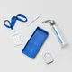 Набор Welcome Pack «Легкий старт» в органайзере: внешний аккумулятор, блокнот, бутылка для воды, ручка, мультитул 16 в 1, ланьярд, карман для бейджа, белый / синий - фото № 7