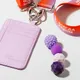 Набор Welcome Pack «Прозрачные перспективы» в органайзере: 3 блокнота, вечный карандаш, держатель для телефона, антистресс, бейдж, ланьярд, стикерпак, формовая скрепка, оранжевый / сиреневый - фото № 5
