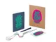 Набор Welcome Pack Smart Start: блокнот, ручка шариковая, ланъярд с ретрактором, открытка, синий - фото № 1