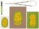 Набор Welcome Pack Smart Start: блокнот, ручка шариковая, ланъярд с ретрактором, открытка, зеленый - фото № 3