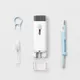 Набор Welcome Pack Welcome Tube в тубусе: набор для чистки гаджетов, носки, вечный карандаш, подставка для телефона, чехол для пропуска, брелок, to-do листы, белый / синий - фото № 9