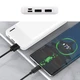 Набор Welcome: сумка, внешний аккумулятор 10000 mAh, ежедневник, ручка, чайная пара, бирюзовый / белый - фото № 6