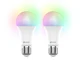 Набор из двух лампочек IoT CLED M1 RGB, E27: 2 лампочки, белый - фото № 1