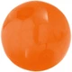 Надувной пляжный мяч Sun and Fun, полупрозрачный оранжевый - фото № 1