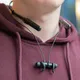 Наушники беспроводные внутриканальные спортивные, шейный обод, XD Collection Axl, черные - фото № 7