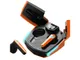 Наушники беспроводные игровые Canyon GTWS-2, оранжевые - фото № 4