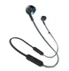 Наушники беспроводные вкладыши JBL T205BT, черный/ синие - фото № 1
