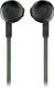 Наушники беспроводные вкладыши JBL T205BT, черный/ темно-зеленые - фото № 4