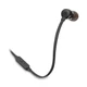 Наушники проводные внутриканальные, гарнитура, JBL T110, черные - фото № 2
