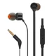 Наушники проводные внутриканальные JBL T110, черные - фото № 1