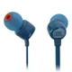 Наушники проводные внутриканальные JBL T110, синие - фото № 3