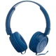 Наушники беспроводные накладные складные JBL T450BT, синие - фото № 4