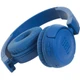 Наушники беспроводные накладные складные JBL T450BT, синие - фото № 6