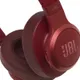 Наушники беспроводные накладные складные JBL LIVE 500BT, красные - фото № 3