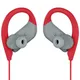 Наушники беспроводные внутриканальные для бега, JBL Sprint, серый/ красные - фото № 3