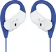 Наушники беспроводные внутриканальные для бега, JBL Sprint, белый/ синие - фото № 4
