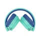 Наушники беспроводные накладные Rombica MySound BH-16, голубые / бирюзовые - фото № 2