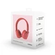Наушники беспроводные накладные Rombica MySound BH-16, красные - фото № 4