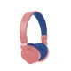 Наушники беспроводные накладные Rombica MySound BH-16, розовые / синие - фото № 1
