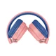 Наушники беспроводные накладные Rombica MySound BH-16, розовые / синие - фото № 3