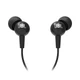 Наушники проводные внутриканальные, с микрофоном, JBL C100SIU, черные - фото № 1