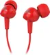 Наушники проводные внутриканальные, с микрофоном, JBL C100SIU, красные - фото № 3