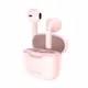 Наушники-вкладыши беспроводные True Wireless Pero TWS05 Colorful, розовые - фото № 1