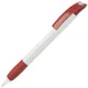 Ручка шариковая пластиковая Lecce Pen Nove, белая / красная - фото № 1