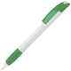 Ручка шариковая пластиковая Lecce Pen Nove, белая / зеленая - фото № 1