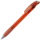 Ручка шариковая пластиковая Lecce Pen Nove LX, прозрачная оранжевая / хром - фото № 1