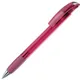 Ручка шариковая пластиковая Lecce Pen Nove LX, прозрачная розовая / хром - фото № 1