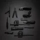 Нож многофункциональный Gear X, 13 функций, черный - фото № 12