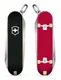 Нож перочинный Victorinox Classic Skateboarding, 7 функций, красный / черный - фото № 1