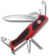 Нож складной Victorinox RangerGrip 61, 130 мм., красный/ черный - фото № 1