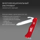 Нож Victorinox Hunter 111 мм, 12 функций, красный - фото № 5