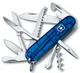Нож Victorinox Huntsman, синий/полупрозрачный, 91 мм, 15 функций - фото № 1