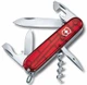 Нож Victorinox Spartan, красный полупрозрачный, 91 мм, 12 функций - фото № 1