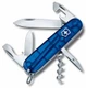 Нож Victorinox Spartan, синий полупрозрачный, 91 мм, 12 функций - фото № 1