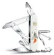 Нож перочинный Victorinox Super Tinker Winter Magic, 14 функций, белый - фото № 3