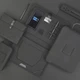 Обложка для паспорта и кредиток с RFID - защитой от считывания данных, черный - фото № 4