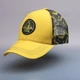 Образец бейсболки Custom Merch, 6 клиньев, желтый / черный - фото № 5