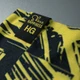 Образец снуда с сублимационной печатью и жаккардовым логотипом Custom Merch, желтый / черный - фото № 3