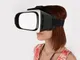 Очки виртуальной реальности с креплением на голове Reality, черные/ белые - фото № 6