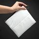 Органайзер для мелочей стеганый на молнии Superbag Bubble с креплением на кольцо-карабин, белый - фото № 6