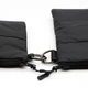 Органайзер для мелочей стеганый на молнии Superbag Bubble с креплением на кольцо-карабин, черный - фото № 2