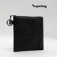 Органайзер для мелочей стеганый на молнии Superbag Bubble с креплением на кольцо-карабин, черный - фото № 1