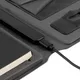 Органайзер с блокнотом и аккумулятором Oiro, 8000 mAh, черный - фото № 10